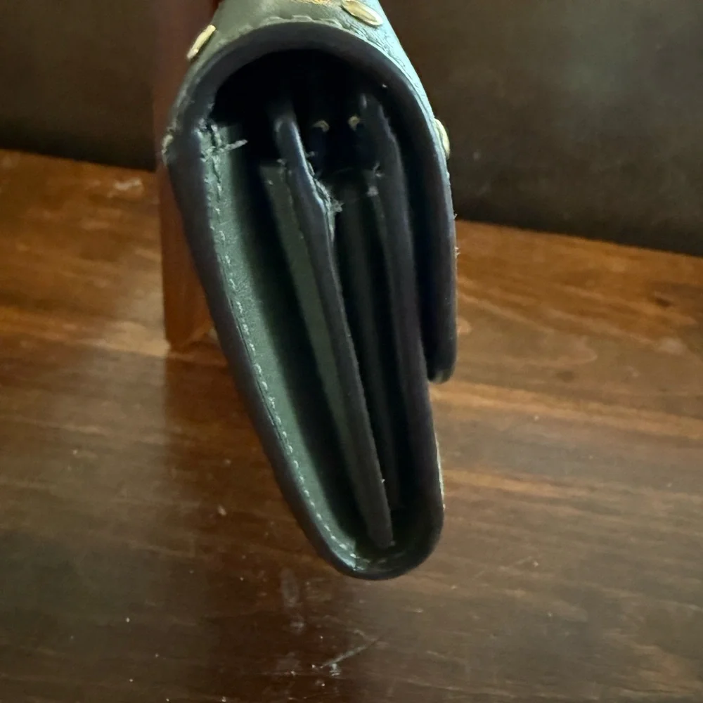 Coach Leather Rivet Slim Envelope Wallet - Picture 4 of 13